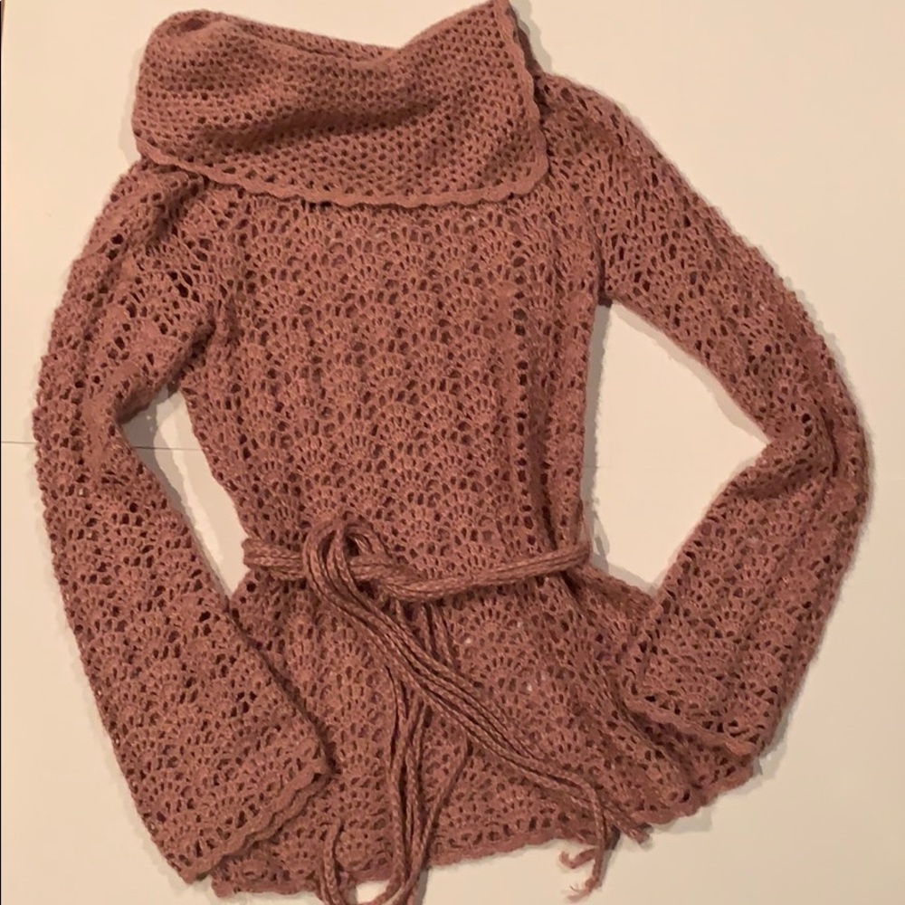 Bebe Crochet Sweater